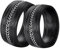 DOOSTI Carbon Ringe/Partnerringe Carbon mit Edelstahl
