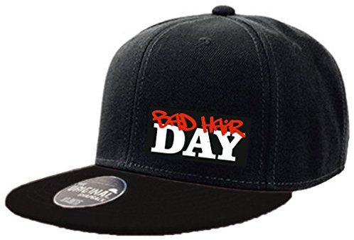SHIRT-TO-GO Fun Cap original Snapback schwarz Bad Hair Day
