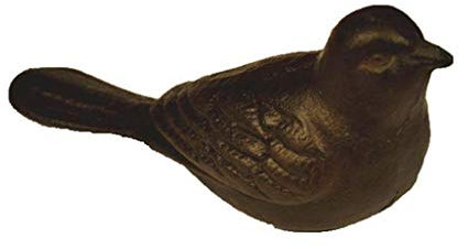 TentHome Tiere Türstopper Boden Landhaus Gusseisen Deko Türkeil Rutschfest Türpuffer Schwarz Türhalter Kinder Möbelkeile Vogel