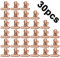 30PCS Kleine Bulldogge Büroklammern,Multi-function clip for klammern für fotos, office and kitchen (Roségold，20mm)