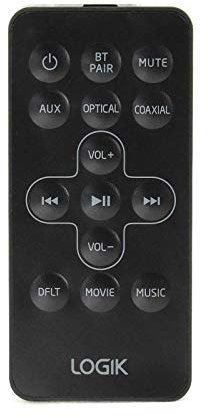 Logik 105000784 Genuine Remote Control for Soundbars