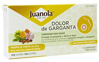 Juanola própolis forte sabor suave 20 comprimidos para chupar, 1