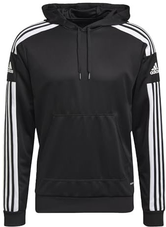 adidas Uomo Squadra 21 Hoodie Black/White, M Extra Tall
