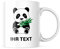 stempel-fabrik - Tasse personnalisée 330 ml avec nom - Tasse à café avec le texte de votre choix - Idée cadeau pour les enfants & amis - Mug céramique imprimé deux côtés | Panda