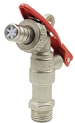 Baoblaze Outdoor Garten DN15 Kugelhahn Auslaufhahn Gartenhahn teils Absperrbar Abschließbar