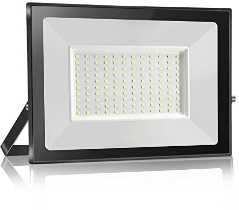 Probapro 100W LED Strahler Außen, IP65 Wasserdicht Außenstrahler LED Fluter 10000LM Scheinwerfer Flutlicht, Aussenstrahler für Hinterhof, Garten, Werkstatt, Hof, Auffahrt, Türen, Garage, Flur