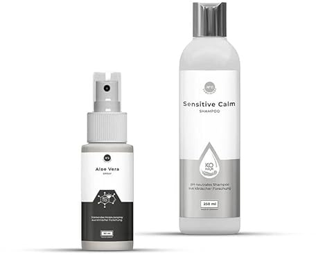 KÖ-HAIR Sensitiv Shampoo & Aloe Vera Spray Set: pH-neutrale Haarpflege für Haartransplantation-Patienten – Sanfte & Beruhigende Kopfhautpflege