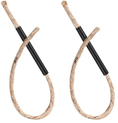 BESPORTBLE 2pcs Survival Tool Ignite Hemp Ropes Quick Start Fire Starter Jungle Exploration Hiking Camping