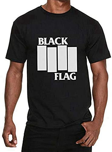 Men's Black Flag Rock Band T-Shirt Unisex Music Punk Rock Band Black Flag T-Shirt 3XL