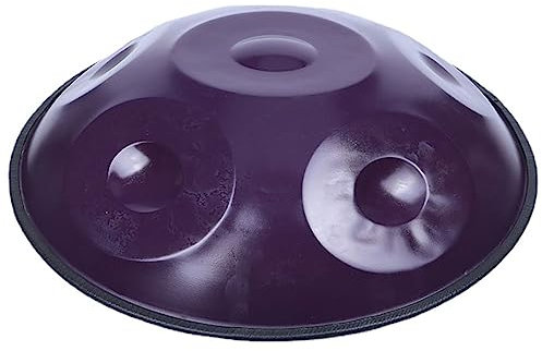 6 Notes 17 Zoll Handpan Drum Percussion Instrument, manuelles Stimmen von Profis, tragbar und kompakt mit Aufbewahrungstasche für zwei Zwecke, einfach mit den Händen und Fingern trommeln, für Anfänger