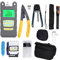 FTTH Fiber Optic Termination Tool Kit, 15 Pcs Set Optical Fiber Tool Kit, 3 in 1 Fixture Optical Fiber Cleaver, 2.5mm Interface OPM VFL Supports, FTTH Optic Kit