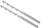 CoCud Fresas de Extremo En Espiral Vástago de 1/8 (3.175mm) x 32mm Carburo Sólido de 2 Flautas para Fresadoras CNC - (Uso: para Contrachapado Madera Dura Plástico) 2 Piezas