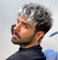 Salaibs Herren Grau Mix Schwarz Kurze Perücke Layered Natürliche Fluffy Synthetische Faser Haar Perücken für den täglichen Gebrauch