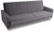 SEELLOO, Schlafsofa SONIA Sofa mit Schlaffunktion und Bettkasten, Klappsofa, Widerstandsfähiges, Schlafcouch zum Wohnzimmer, 214 x 86 x 90 cm, Hell Grau