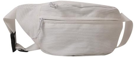 Xuanxi Taschen für Damen, Crossbody-Hüfttasche, Brusttasche für Teenager, Erwachsene, Cord, Bauchtasche, große Kapazität, Sporttasche, vielseitige Reise-Gürteltasche, weiß, Without pendant