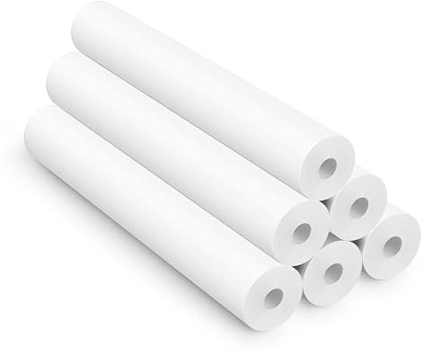 Potanro Lot de 6 rouleaux de papier d'impression thermique A4 à séchage rapide pour imprimante portable 21 x 27,9 cm