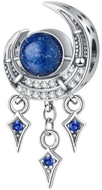 GOUWO Traumfänger 925er Silber Charms Kompatibel mit Pandora Armband Halskette Schmuck für Frauen Mutter Tochter Geburtstag Halloween Muttertag Valentinstag Geschenke