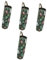 PRETYZOOM 4pcs Modern Wall-mounted Trash Bag Organiser Stylish Plastic Bag Dispenser for Household
