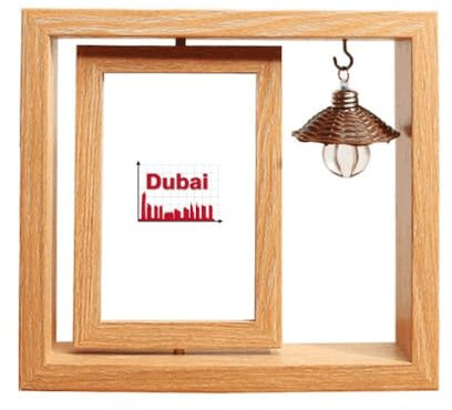 Urban Outline Axis Dubai Bilderrahmen, Holz, drehbar, 10 x 15 cm