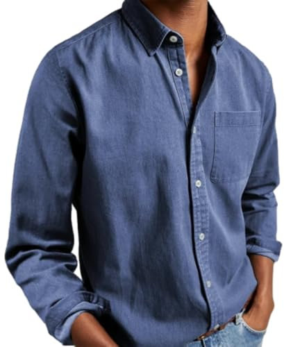 T-Shirt Herren Casual Einzigartig Mode Longsleeve T-Shirt Herren Klassisch All-Match Trend Longsleeve Tops Herren Leichte Weich Komfortabel Basic T-Shirt Herren R-Royal Blue 4XL