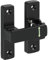 Mooche Flip Gate Lath Lock Black,Barn Door Lock Latch Shed Door Latch Hardware Garden Gate Latches for Wooden Gates Sliding Door Internal Door Toilet Door Garden Shed Gate Windows