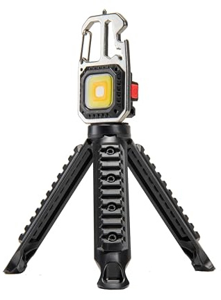 Testboy Mini Worklight, Arbeitsleuchte im Hosentaschenformat (Akku Werkstattlampe mit Batteriestandsanzeige, Arbeitsstrahler mit USB-C Kabel, robustes Gehäuse,)