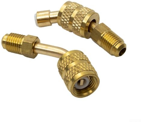 HVAC Service Tools R410A Adapter von 5/16 Buchse auf 1/4 Stecker, inklusive Dichtungspaar