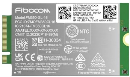 HP - Drahtloses Mobilfunkmodem - 4G LTE Advanced Pro (AM5R3AA)