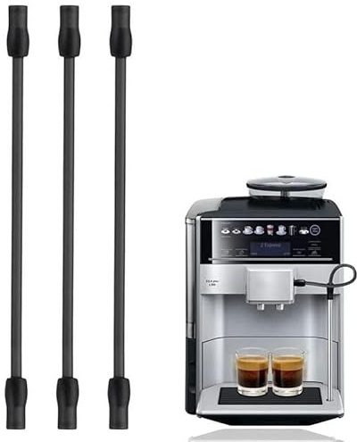 3 Pcs Milchschlauch 3er Set Kompatibel mit Siemens EQ6 Series 300/500/700, EQ6 Plus s700 & Bosch VeroAroma - Ersatzteile Silikonschlauch für Kaffeevollautomat, Lebensmittelecht & Zuschneidbar