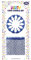 Clairefontaine 12627-BC - Set mit 36 Kerzen, ideal für Geburtstage und Feier, mit 12 Kerzenhalter für eine sichere Verwendung, Blau, 1 Set