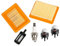 ouyfilters Filtro de aire limpiador con bujías filtro de para Stihl FS120 FS200 FS250 FS300 FS350 FS400 FS450 String Trimmer # 4134 141 0300