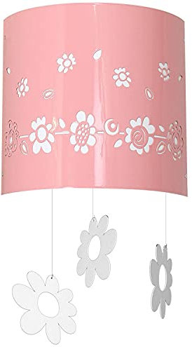 Licht-Erlebnisse Wandleuchte Kinder niedlich Wandlampe Kinderzimmer Blume Motiv Kinderlampe Rosa Mädchen
