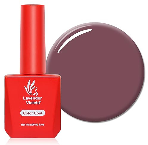 Lavender Violets 15ml Gel Nail Polish UV LED Soak Off Nail Lamp Curing Manicure Pedicure Larger Content Salon Quality Rose Carmine A0035