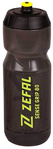 Zéfal Sense Grip 80 Bidon/Gourde Eau vélo/Sport Mixte Adulte, Noir/Jaune, 800 ML