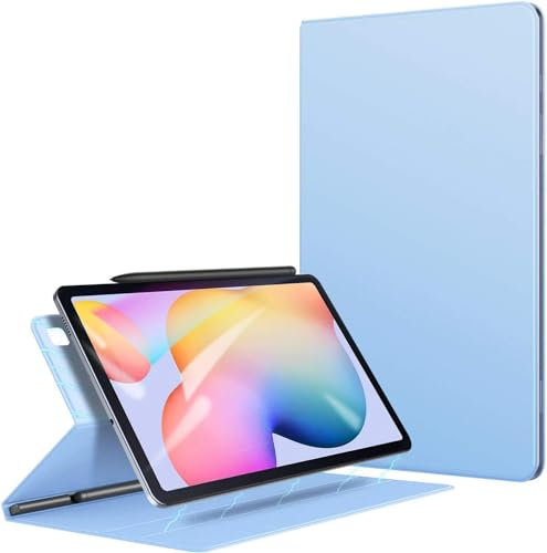 ZtotopCases Schutzhülle für Samsung Galaxy Tab S6 Lite 10,4 Zoll (2024/2022/2020), intelligente magnetische Rückseite, ultradünn,für SM-P620N/ P625N/ P610N/ P613N/ P615N,Hellblau