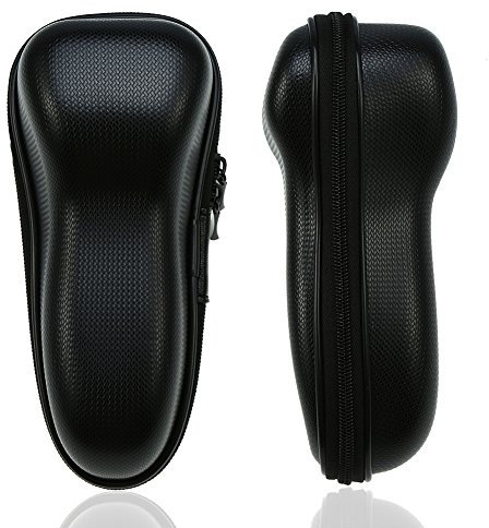 Protective Bag Case for Electric Shaver, Travel EVA Storage Case with Zipper, Portable Travel Organizer for Men's Trimmer Shaver