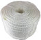 RopeServices UK 8mm White Polypropylene Rope x 220 Metre Coil, Cheap Nylon Twisted Poly Ropes