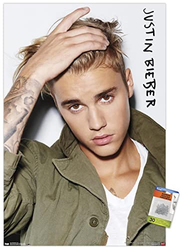 Justin Bieber - Eyes Wall Poster + Pinnnadeln