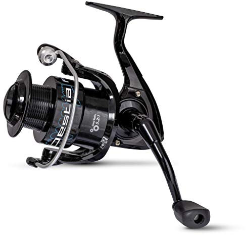 Zebco Preis-Leistungs-Sensation Bestia FD 6000 Allround-Angelrolle mit hoher Bremskraft bis zu 6 Kg, Schwarz