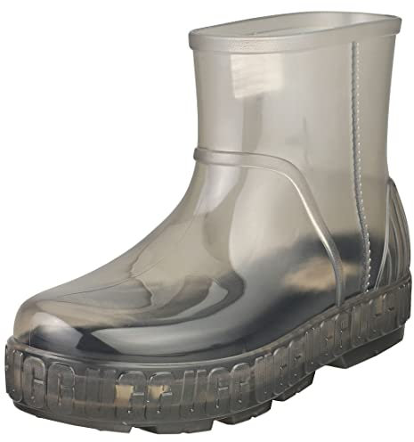 UGG Drizlita Clear Stivali in gomma da Donna, Nero, 41 EU