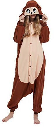 SimZoo Pijamas de Animales para Adultos, Ropa de Dormir para Disfraz de Cosplay de Animales para Hombres y Mujeres, Ropa de hogar Unisex de una Pieza | Ropa de dormir para mujer