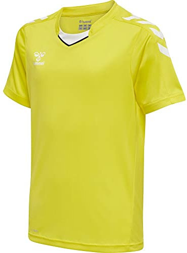 hummel Core XK Poly Trikot Kids Weiß gelb, 10 (140) Kinder