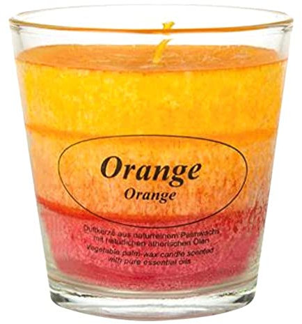 Kerzenfarm Hahn Duftkerze, Orange, im Glas (1)