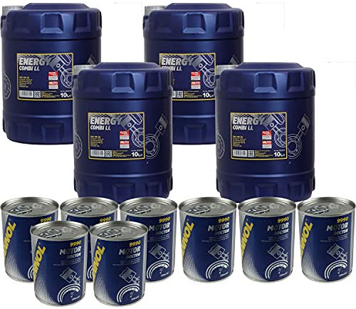 QR-Parts Set 40 Liter 85455739 MN7907-10 9990 350ml Original MANNOL Motor Doctor 10 Energy Combi LL 5W-30 API SN/CF Motorenöl