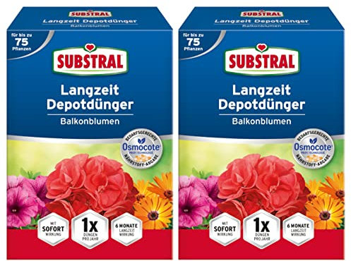 2 X 750g Langzeit Depotdünger für BALKONBLUMEN