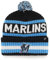 '47 Miami Marlins Beanie Herren Damen Bündchen Pom Knit Wintermütze, Stretch Fit, Schwarz, Einheitsgröße, Schwarz, Einheitsgr��e