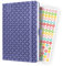 SIGEL J4125 Wochenkalender Jolie 2024, ca. A5, lila, Hardcover, Gummiband, Stiftschlaufe, Einstecktasche, 174 Seiten, aus nachhaltigem Papier, Terminplaner