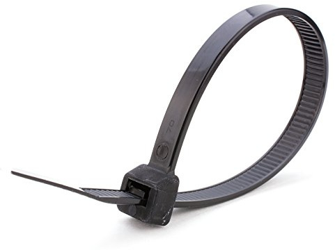 MarketConnect® Fascette Plastica 4,6x200mm • 100 Pezzi • Nero