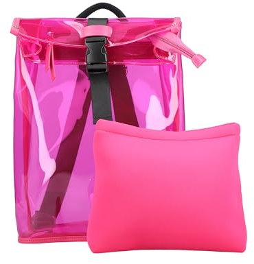 Rieker Damen H1545 Cityrucksack, rosa