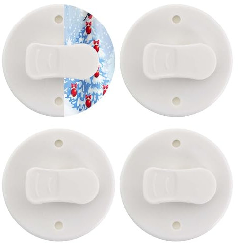 Duschvorhang Clips, 4 Stück Selbstklebende Dusch-Spritzschutz-Clips Duschvorhang Wand Clips, Winddichte Badezimmer Wasserleck Stopp Clips, Plastik Duschvorhang Halterung für Dusche Hängend Camper